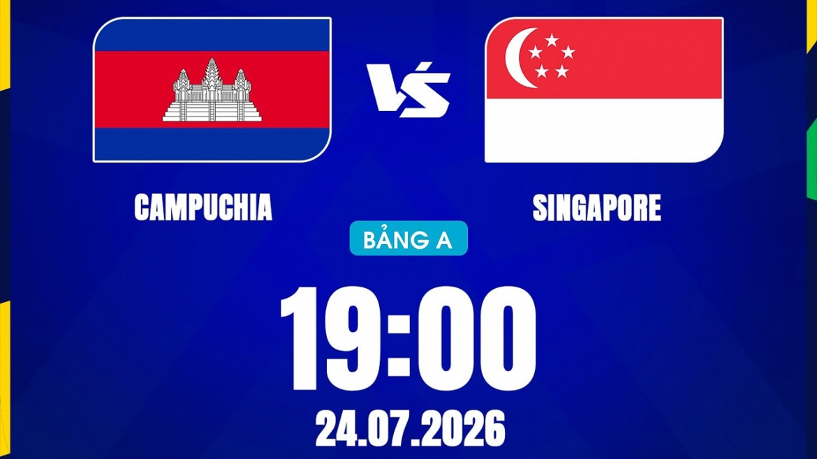 Trận đấu giữa Campuchia vs Singapore dự kiến diễn ra đầy kịch tính.
