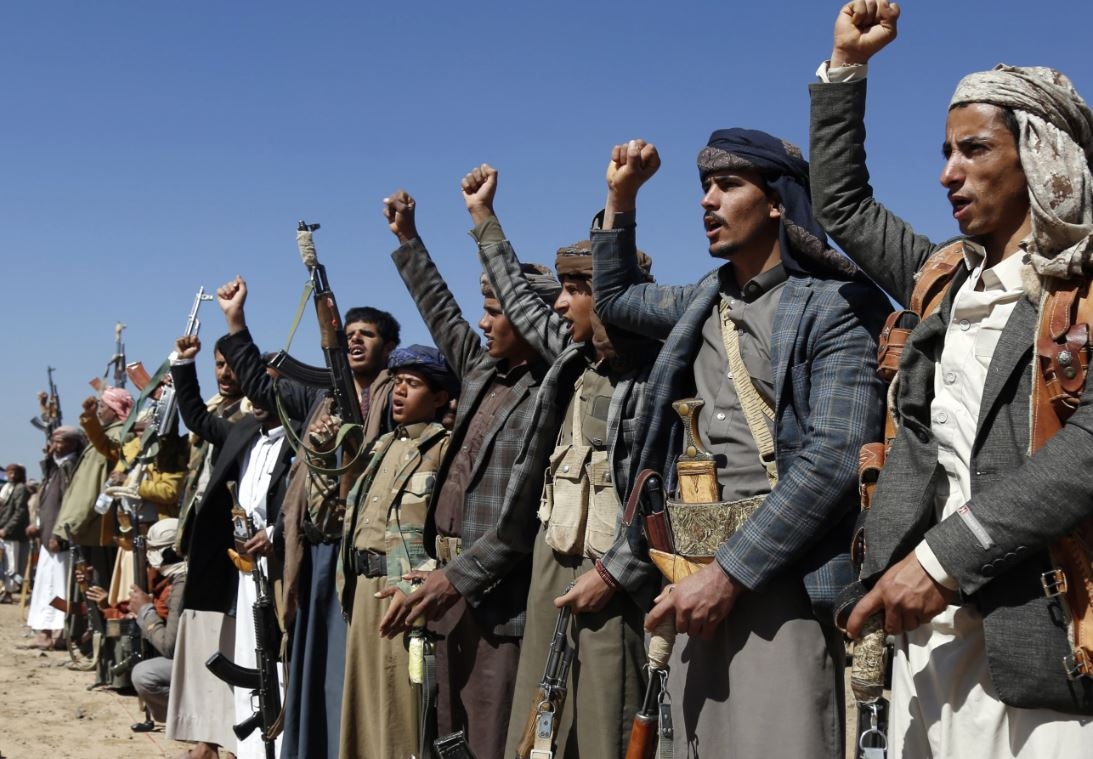 Các tay súng Houthi. Ảnh: AP