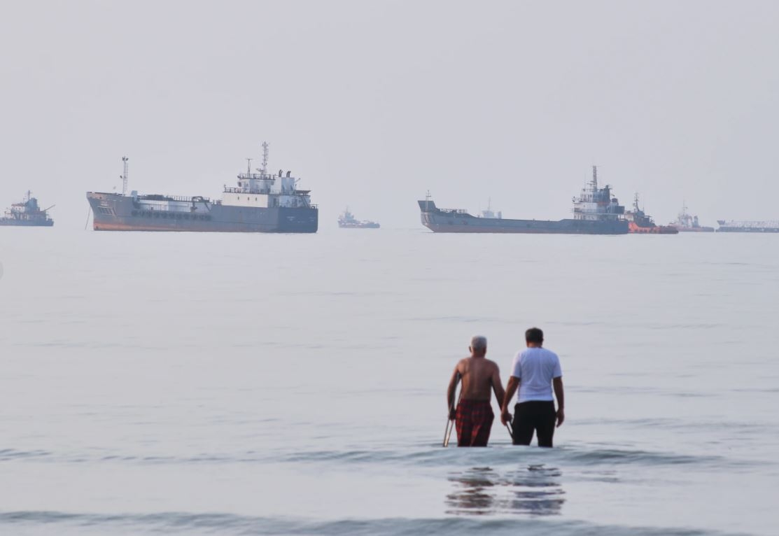 Eo biển Hormuz. Ảnh: AP