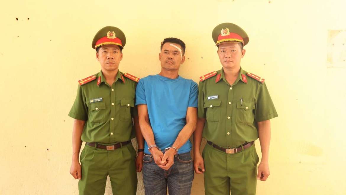 Trần Hoàng Diệu bị công an bắt giữ.