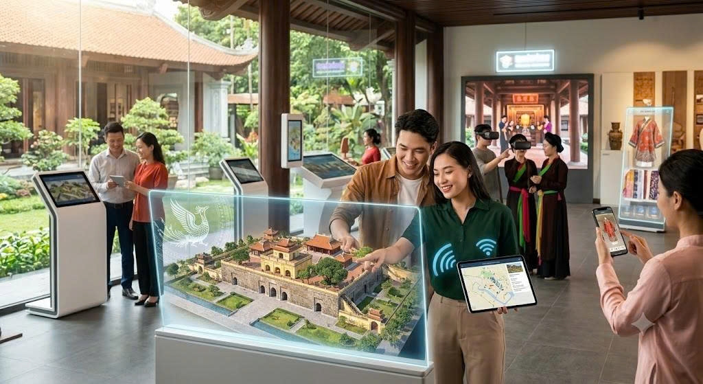 Chính phủ khuyến khích ứng dụng văn hóa số, sản phẩm của người Việt (Ảnh AI)