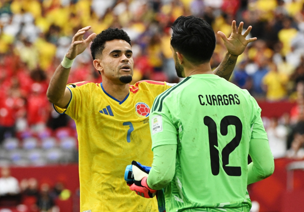Luis Diaz níu giữ hy vọng cho Colombia. (Ảnh: Reuters)