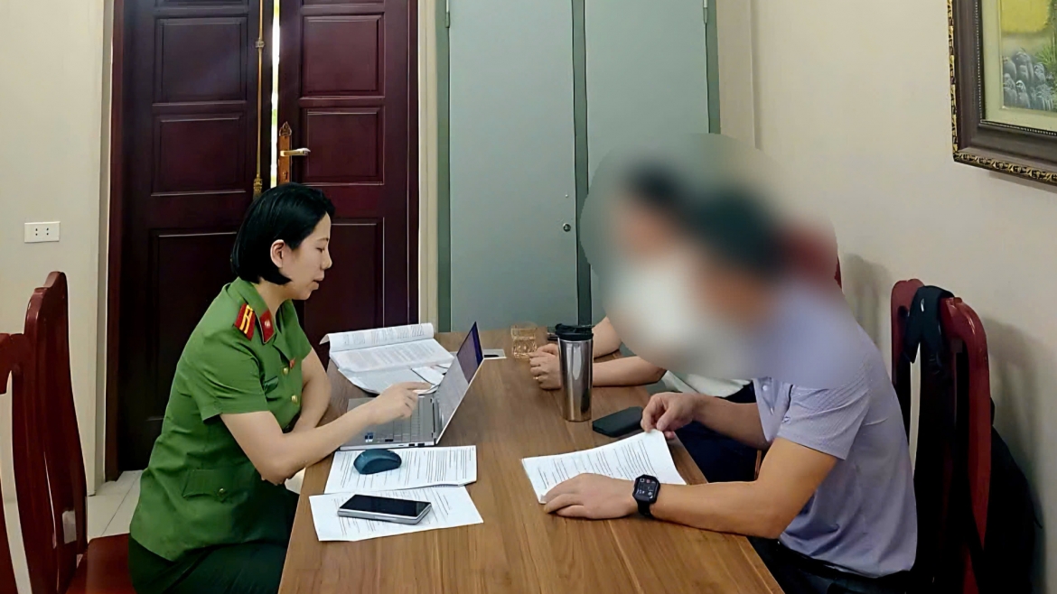 Công an Hà Nội làm việc với đại diện Công ty cổ phần đào tạo AMES chi nhánh Hà Nội
