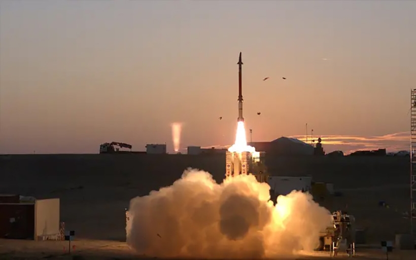 David's Sling là hệ thống tên lửa phòng không do Tập đoàn Rafael Advanced Defense Systems của Israel và tập đoàn quốc phòng Raytheon của Mỹ cùng phát triển. Ảnh: US Missile Defense Agency