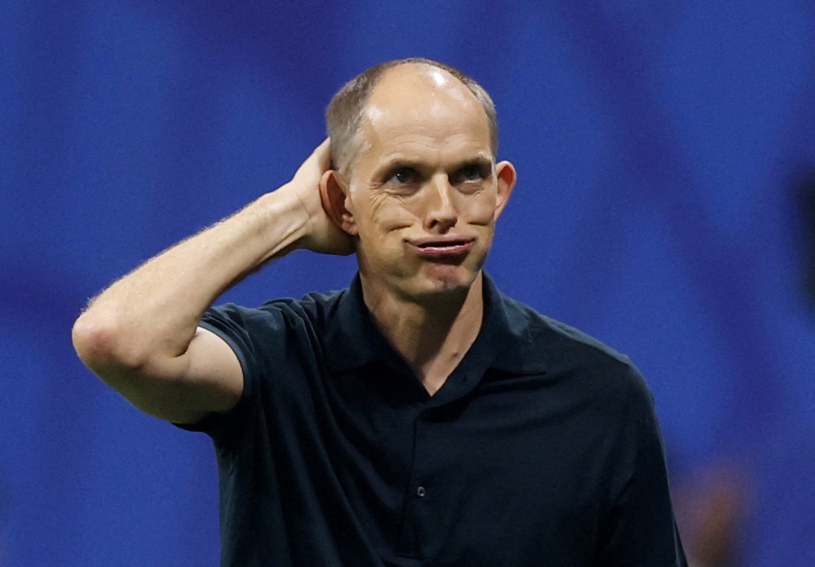 HLV Tuchel bị chỉ trích vì thay người không hợp lý ở trận đấu với Argentina (Ảnh: Reuters).