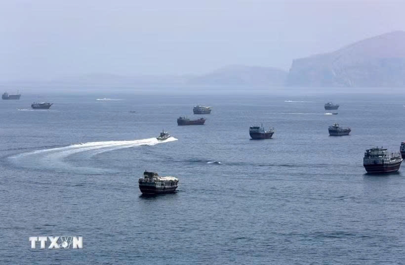 Eo biển Hormuz (Ảnh: THX/TTXVN)
