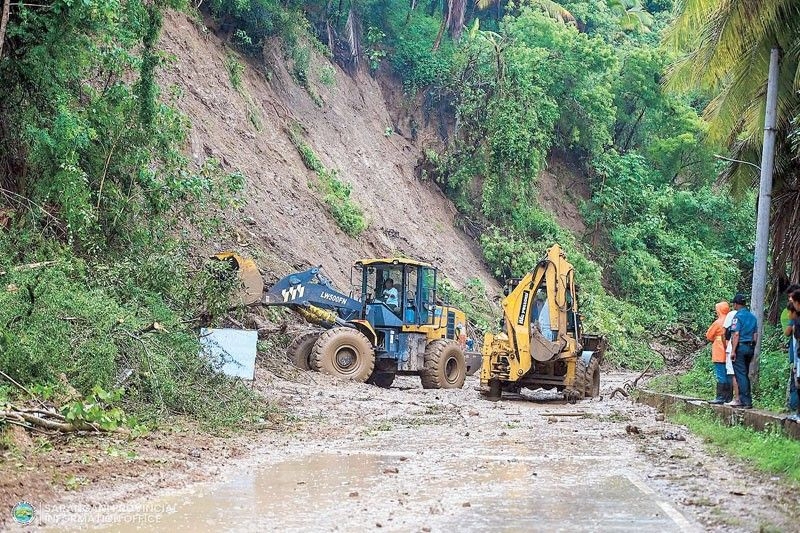Hàng loạt vụ lở đất đã xảy ra do mưa lớn tại Philippines (Ảnh: Philstar)