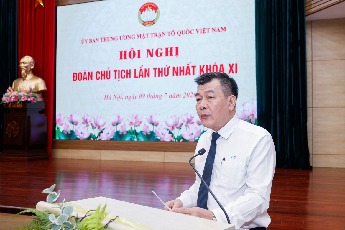 Ông Nguyễn Đức Phong, Phó Chủ tịch Ủy ban Trung ương MTTQ Việt Nam. Ảnh: Quang Vinh