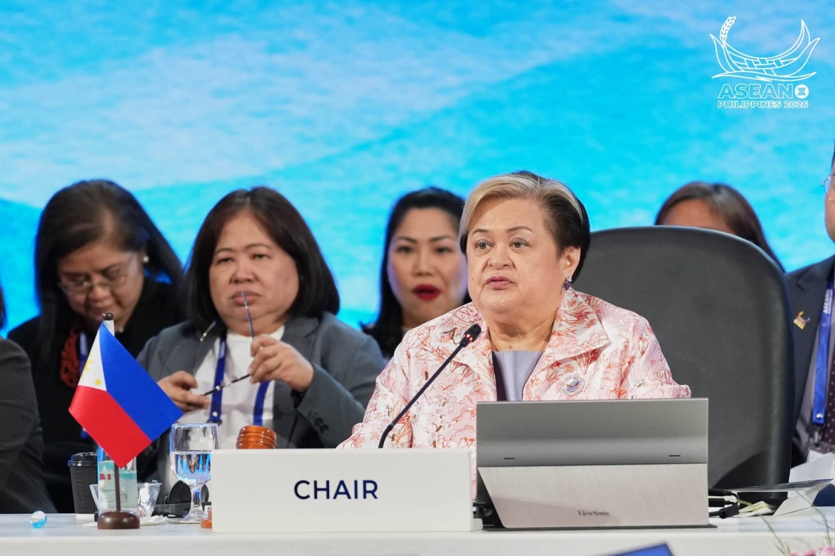 Bộ trưởng Ngoại giao Philippines thông báo các kết quả sau 4 ngày họp. Nguồn ảnh ASEAN 2026