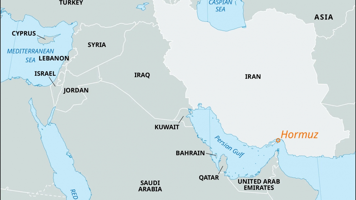 Khủng hoảng eo biển Hormuz mở ra cơ hội để Syria nổi lên như một trung tâm trung chuyển mới của khu vực. Ảnh: Britannica