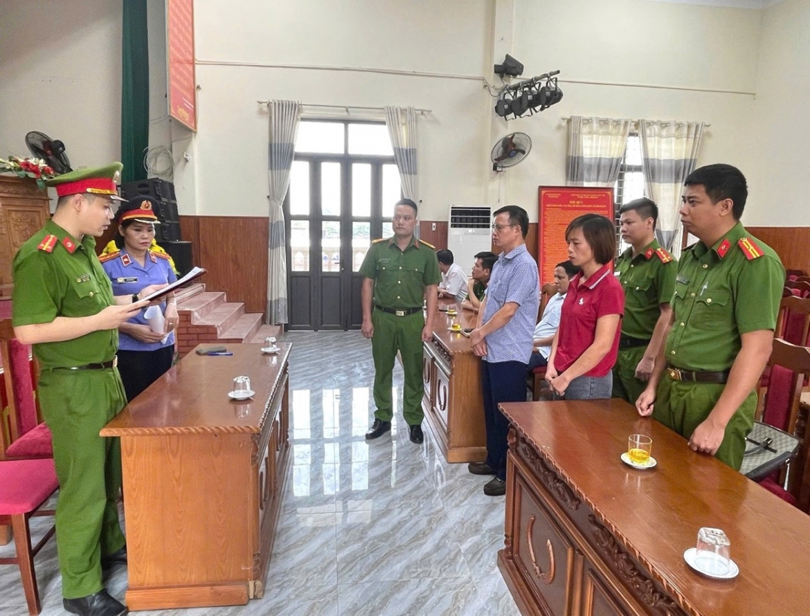 Cơ quan CSĐT Công an tỉnh khởi tố các bị can trong vụ án