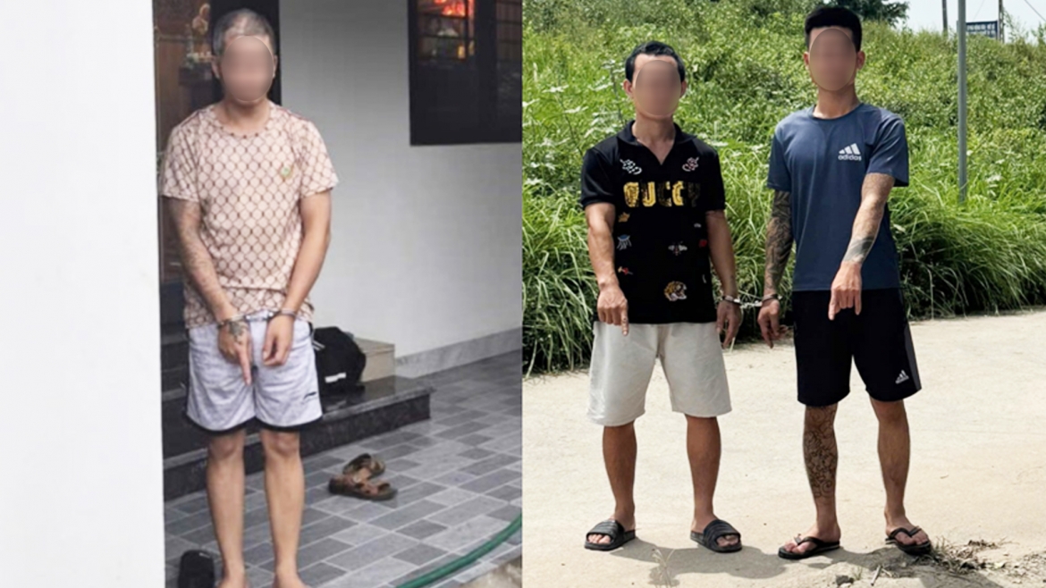 Các đối tượng bị bắt giữ