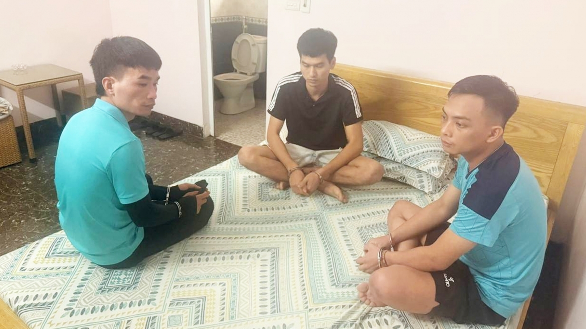 3 đối tượng tại hiện trường