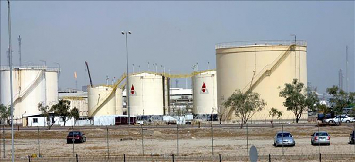 Nhà máy lọc dầu Shuaiba ở cách thủ đô Kuwait City của Kuwait 30km về phía nam. Ảnh minh họa: AFP/TTXVN