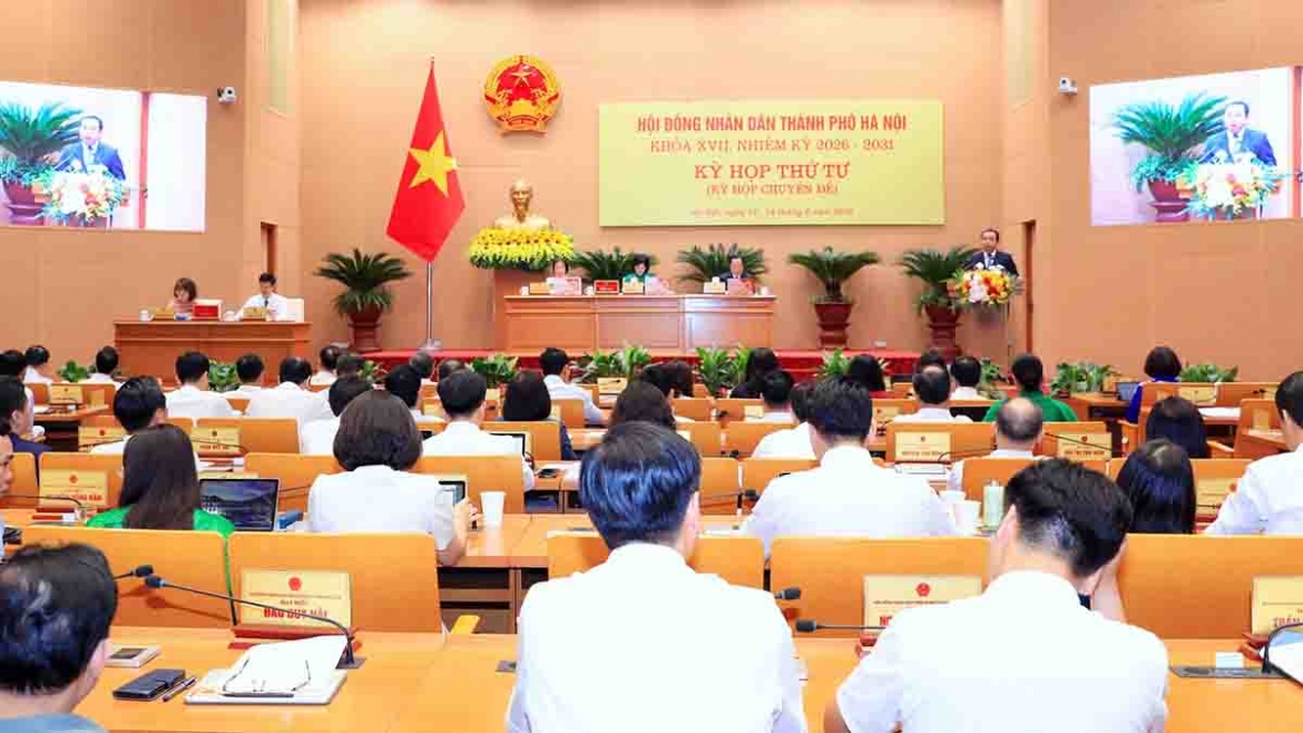 Kỳ họp thứ 4 (kỳ họp chuyên đề) HĐND thành phố Hà Nội tháng 6/2026. (Ảnh minh họa)