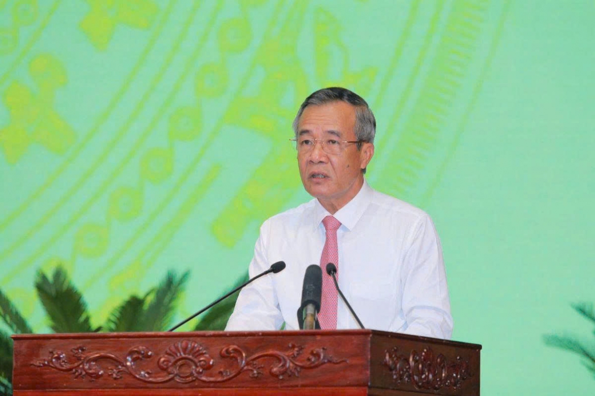 Ông Lê Đức Thái, Ủy viên Trung ương Đảng, Bí thư Tỉnh ủy, Trưởng Đoàn đại biểu Quốc hội tỉnh Thanh Hóa.