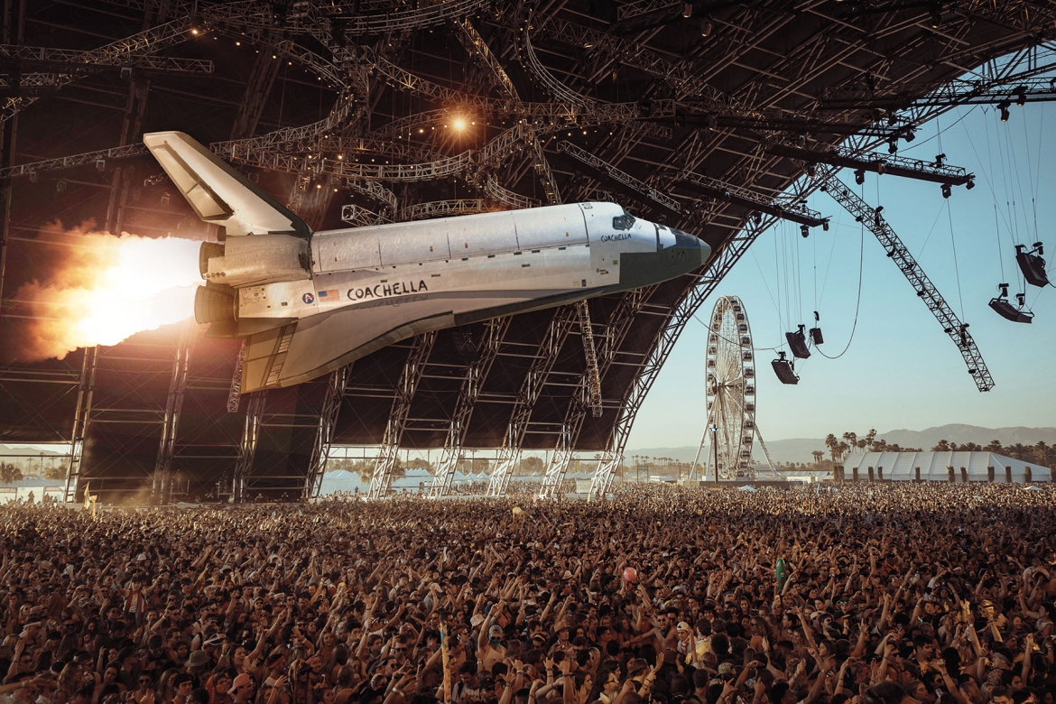 Hàng trăm nghìn người yêu nhạc đến Coachella mỗi năm, góp phần đưa lễ hội trở thành thương hiệu văn hóa và du lịch nổi tiếng toàn cầu. (Ảnh: Coachella)
