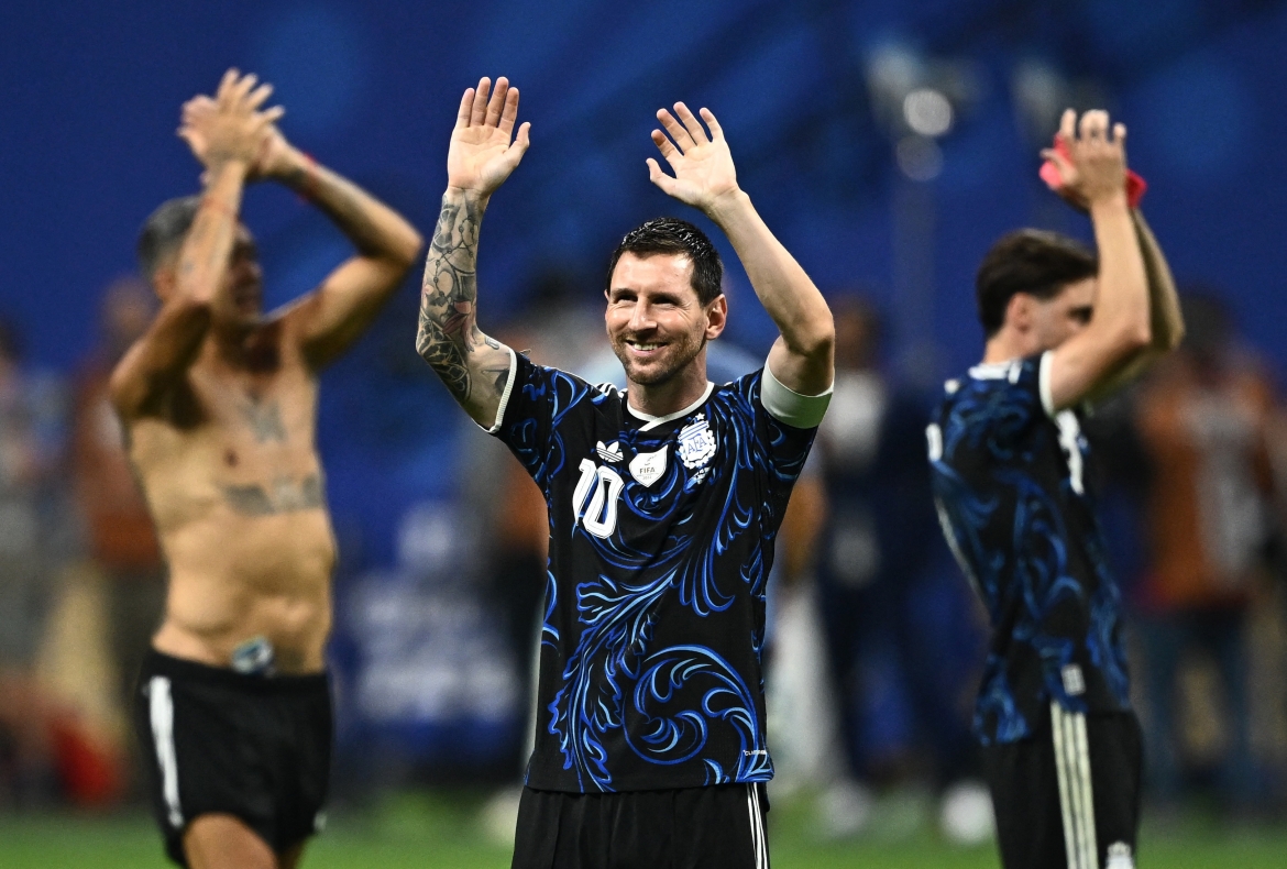 Messi tạm dẫn đầu cuộc đua "Vua phá lưới" World Cup 2026 (Ảnh: Reuters).