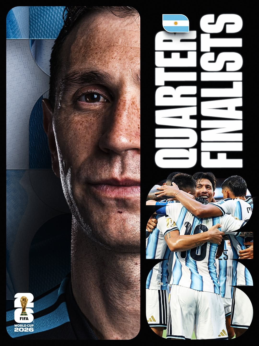 Argentina vào tứ kết World Cup 2026.