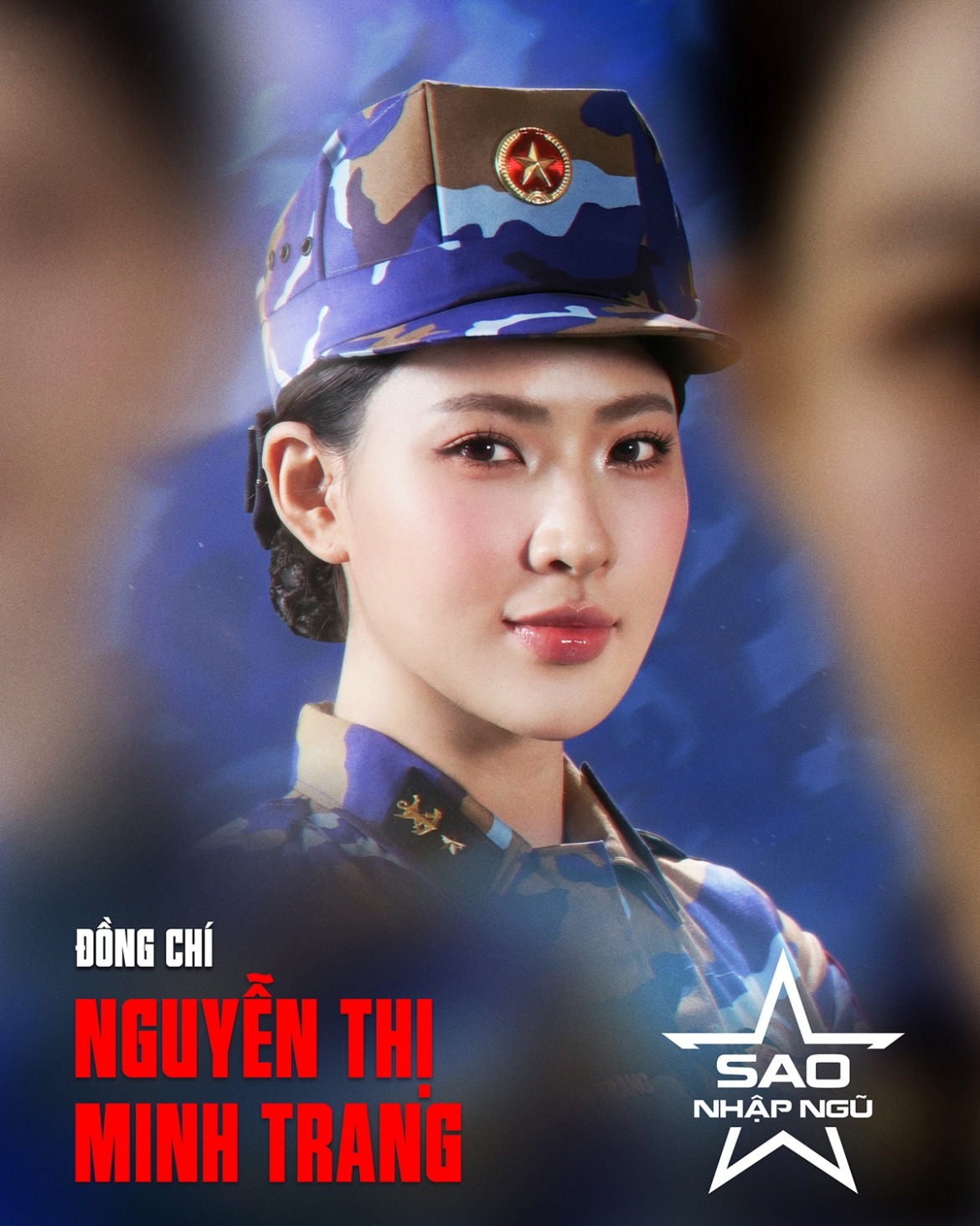 Minh Trang “chiến hết mình trong nước mắt” dù không biết bơi. (Ảnh: BTC)