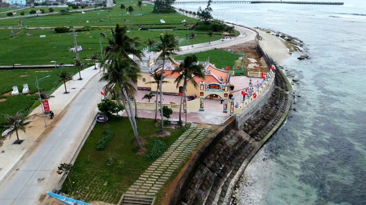 Một di tích ở đảo Lý Sơn, tỉnh Quảng Ngãi.