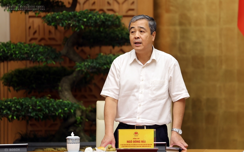 Phó Trưởng Ban Tuyên giáo và Dân vận Trung ương, Ủy viên Thường trực Ban Chỉ đạo 35 Trung ương Ngô Đông Hải phát biểu - Ảnh: VGP/Phương Nguyên