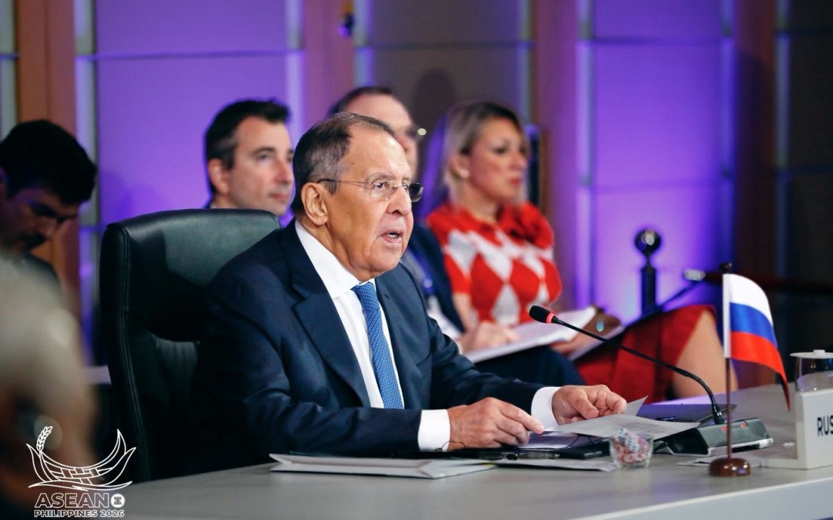 Ngoại trưởng Nga Sergey Lavrov phát biểu tại Hội nghị ASEAN - Nga (Ảnh: BTC ASEAN)