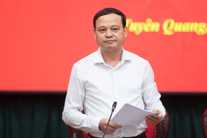 Phó Chủ tịch Thường trực UBND tỉnh Tuyên Quang Nguyễn Mạnh Tuấn. Ảnh VTC News