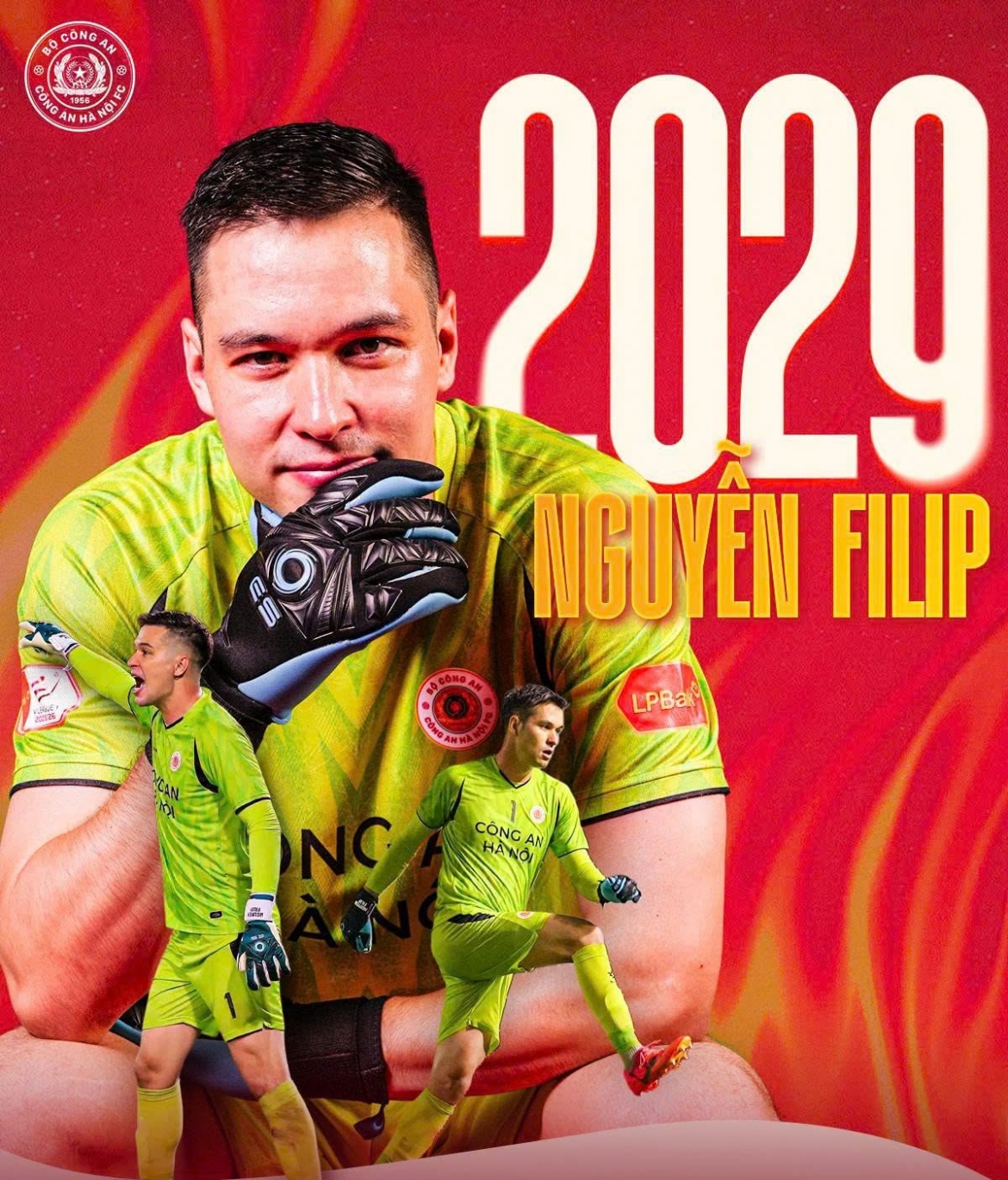 CAHN gia hạn hợp đồng với Nguyễn Filip đến năm 2029.