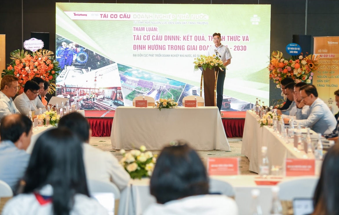 Hội thảo "Tái cơ cấu doanh nghiệp Nhà nước: Từ sắp xếp nguồn lực đến dẫn dắt tăng trưởng"