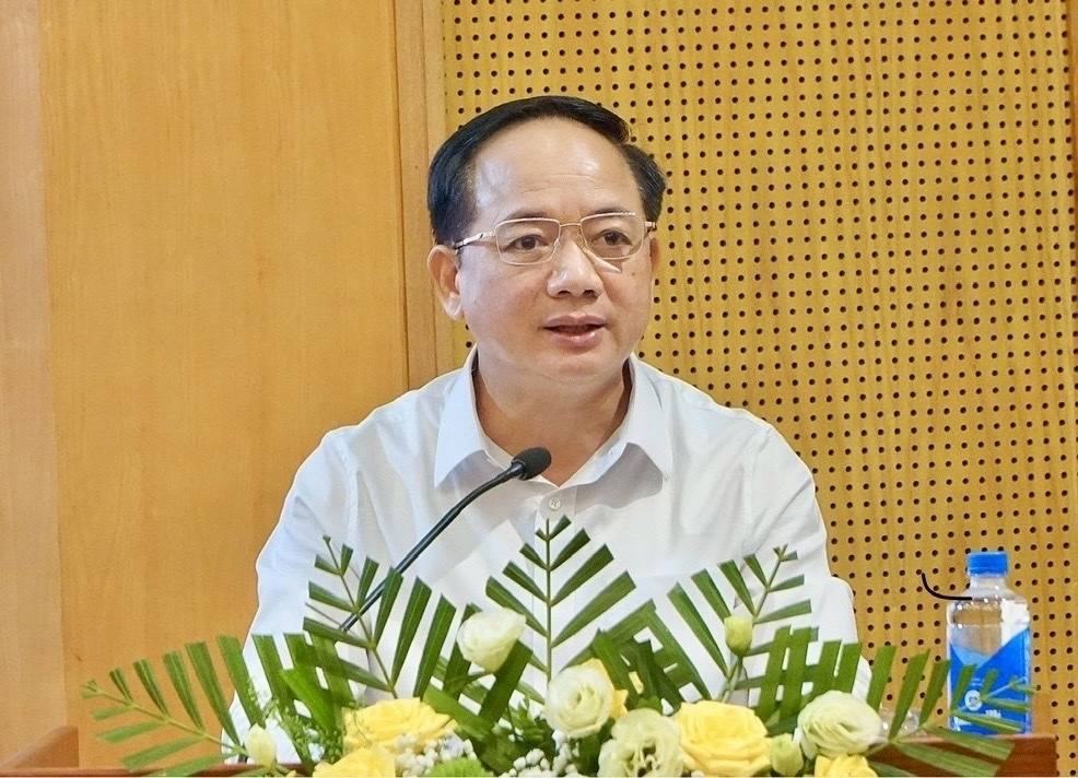 Trưởng Ban Tuyên giáo và Dân vận Trung ương Trịnh Văn Quyết phát biểu tại Hội nghị toàn quốc sơ kết công tác tuyên giáo và dân vận 6 tháng đầu năm, triển khai nhiệm vụ 6 tháng cuối năm 2026.