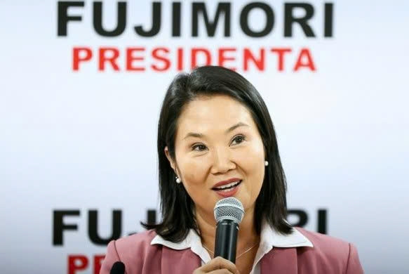 Bà Keiko Fujimori đắc cử Tổng thống Peru. Ảnh: F.24