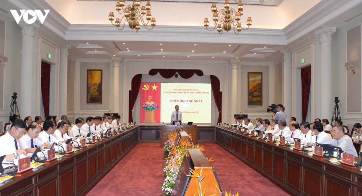 Chiều 22/6, Tổng Bí thư, Chủ tịch nước Tô Lâm chủ trì phiên họp thứ nhất Ban Chỉ đạo Trung ương về hoàn thiện thể chế và thực thi pháp luật.