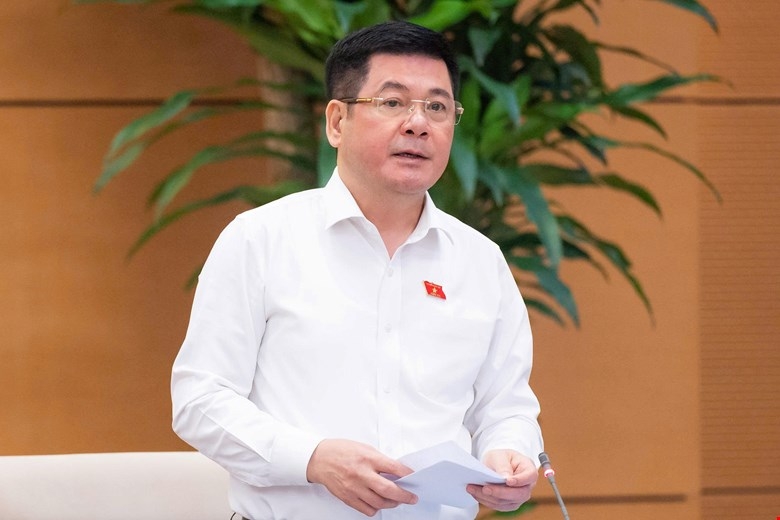 Phó Chủ tịch Quốc hội Nguyễn Hồng Diên phát biểu tại phiên họp.
