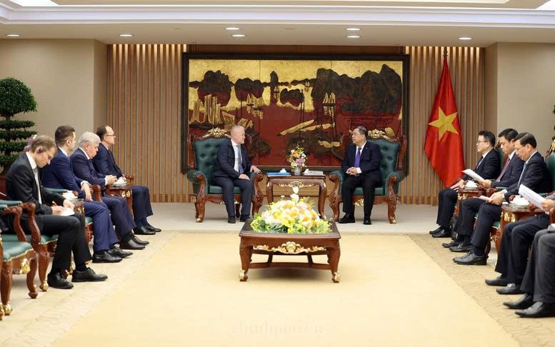 Quang cảnh buổi tiếp (Ảnh Phương Nguyên)