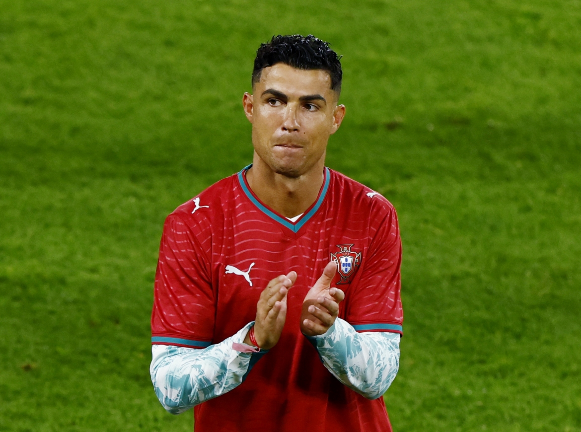 Ronaldo cùng ĐT Bồ Đào Nha tiến vào vòng 16 đội World Cup 2026. (Ảnh: Reuters). 