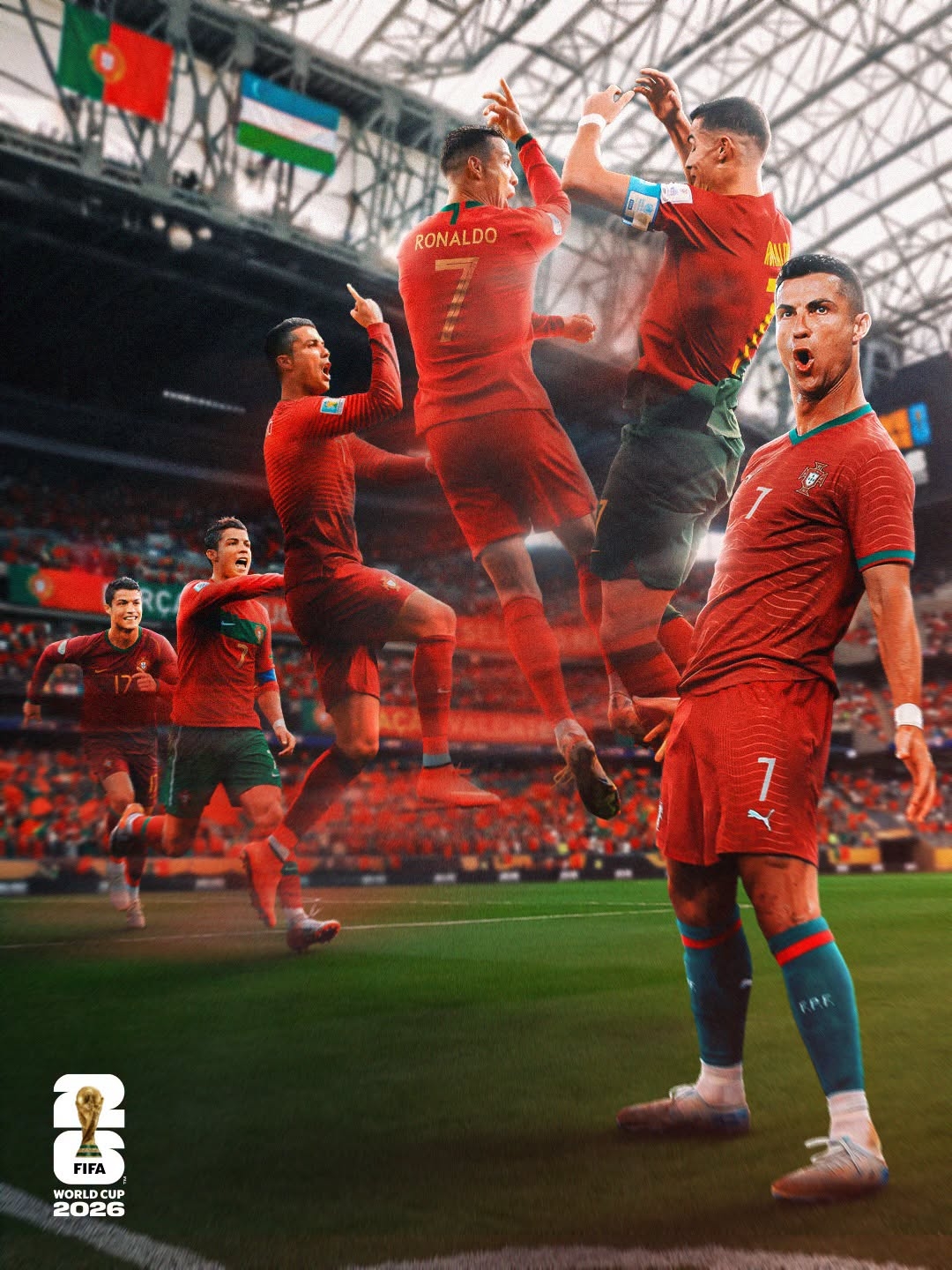 Cristiano Ronaldo đã ghi bàn ở cả 6 lần tham dự World Cup trong sự nghiệp. (Ảnh: FIFA)