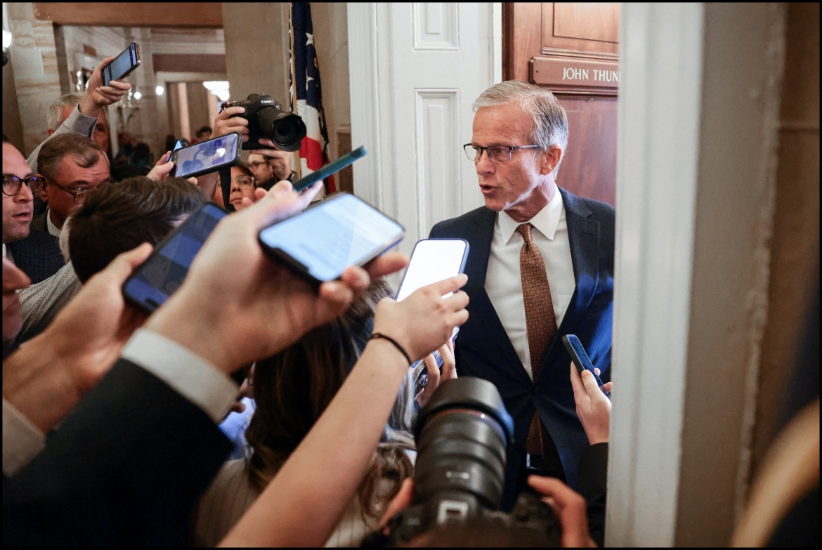 Lãnh đạo phe đa số Thượng viện Mỹ - ông John Thune. Nguồn: Reuters
