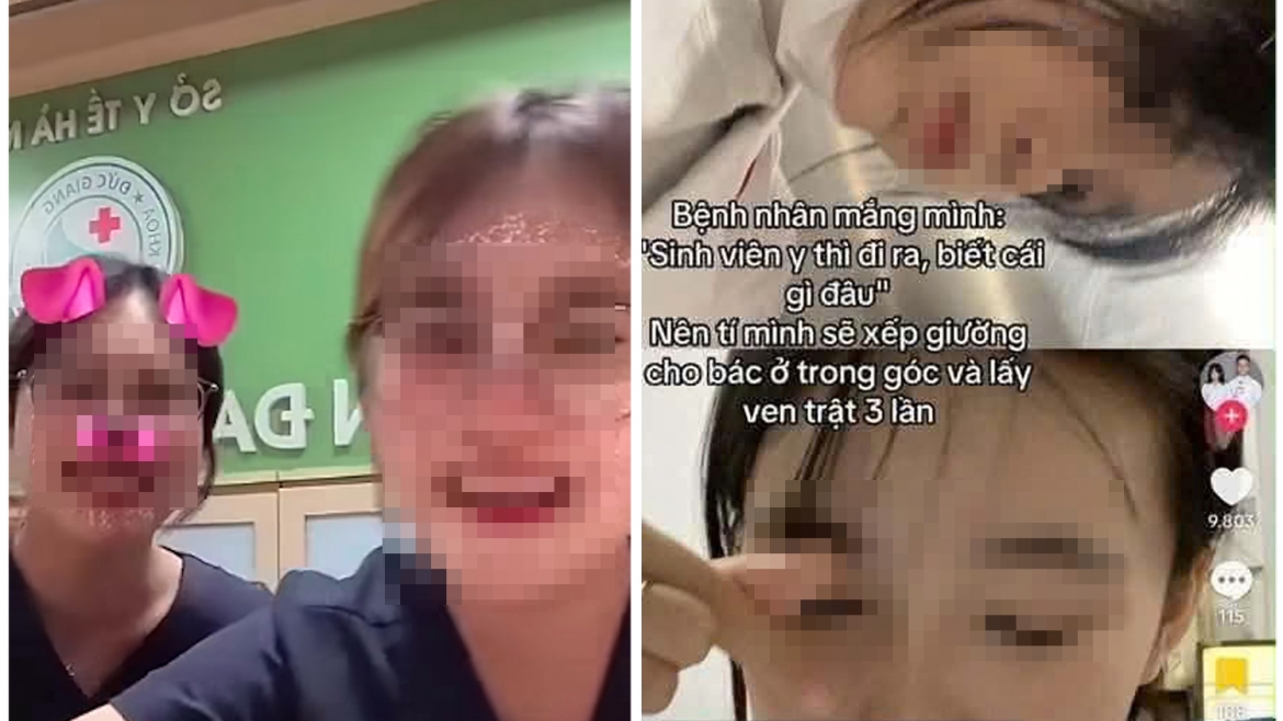 Hình ảnh 3 nữ sinh với những phát ngôn lệch chuẩn gây xôn xao mạng xã hội (ảnh mạng xã hội)