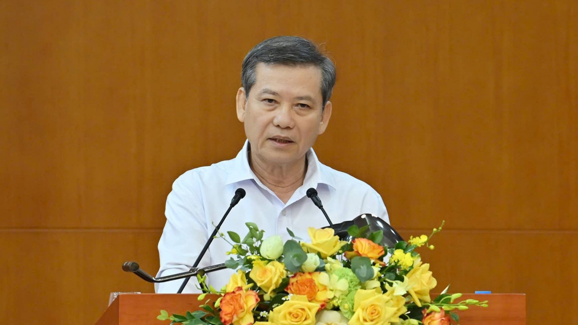 Trưởng Ban Nội chính Trung ương Lê Minh Trí phát biểu chỉ đạo tại hội nghị.