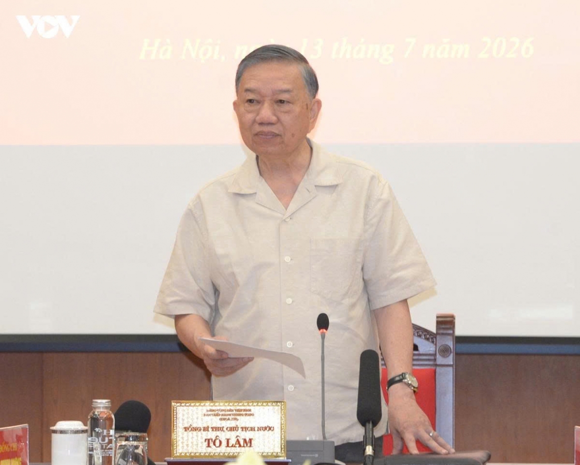 Tổng Bí thư, Chủ tịch nước Tô Lâm phát biểu chỉ đạo tại Phiên họp thứ hai Ban Chỉ đạo Trung ương về phát triển văn hóa Việt Nam