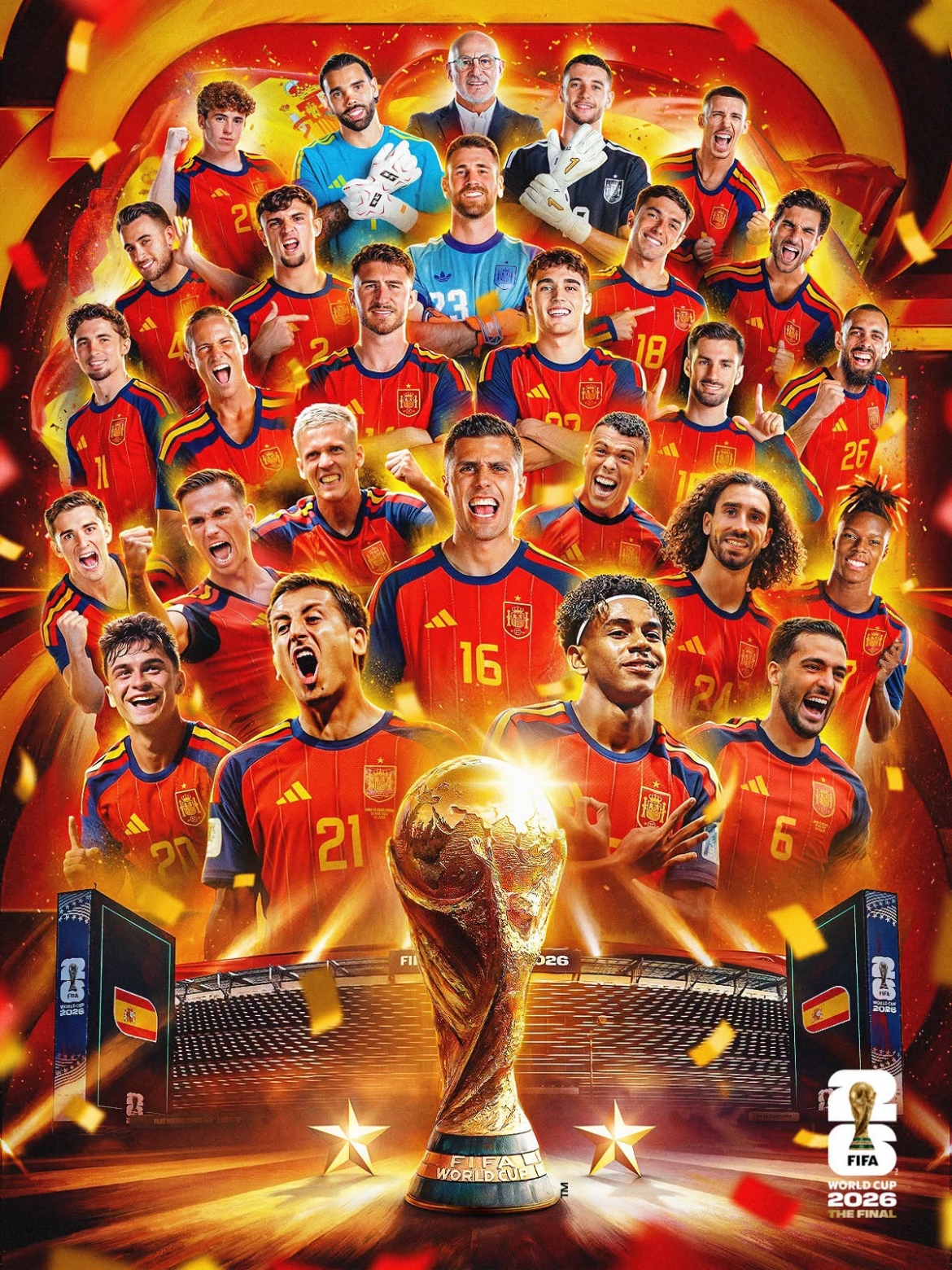 Tây Ban Nha vô địch World Cup 2026 một cách thuyết phục.