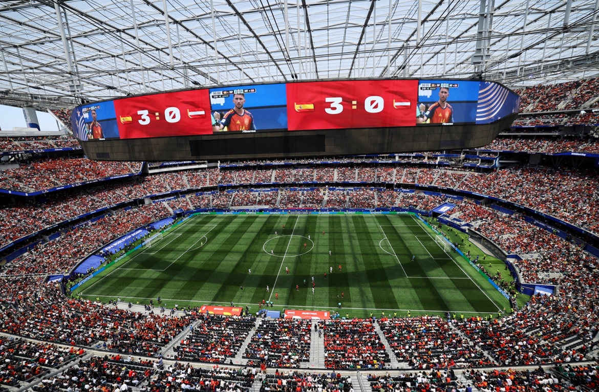 Tây Ban Nha thắng đậm Áo 3-0 tại vòng 32 đội World Cup 2026. (Ảnh: Reuters)