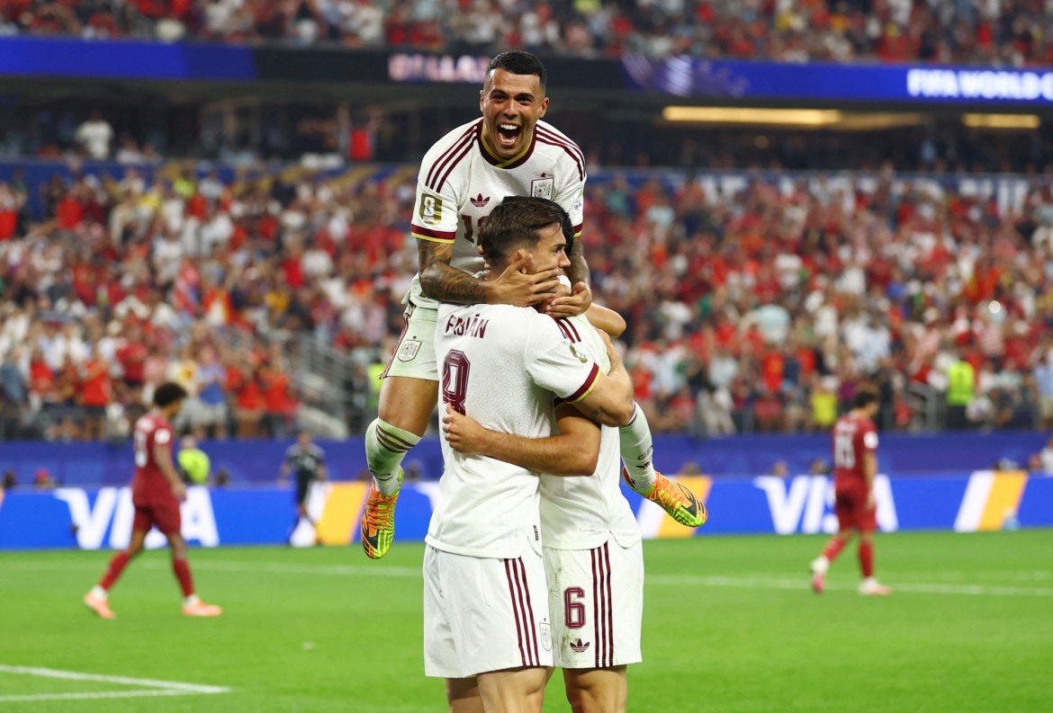 Tây Ban Nha giành chiến thắng cảm xúc trước Bồ Đào Nha ở vòng 16 đội World Cup 2026. (Ảnh: Reuters)