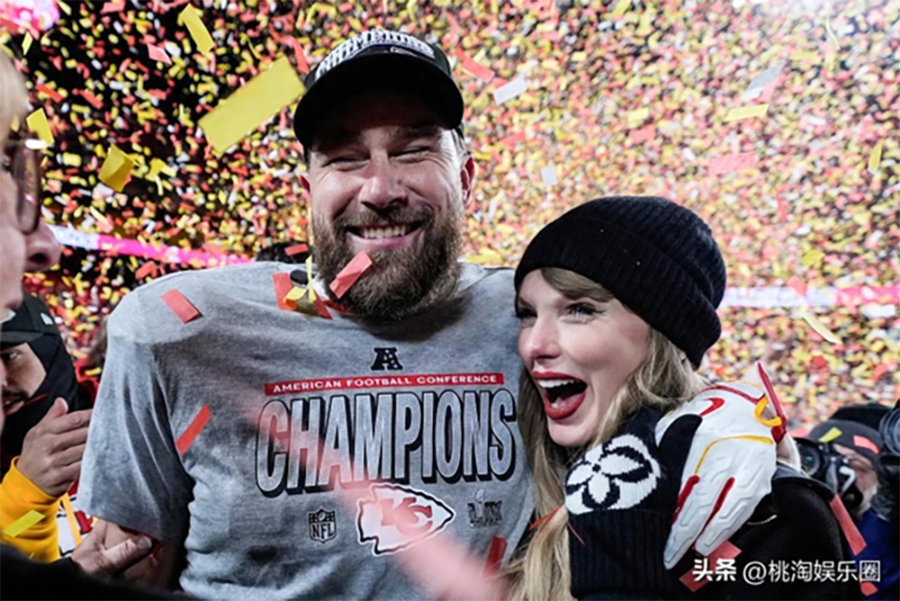 Taylor Swift và Travis Kelsey. (Nguồn: Sohu)