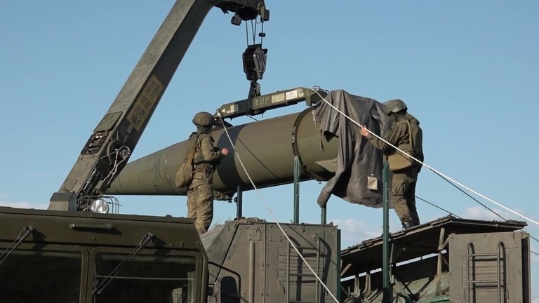 Tên lửa đạn đạo Iskander-M của Nga. Ảnh: Sputnik
