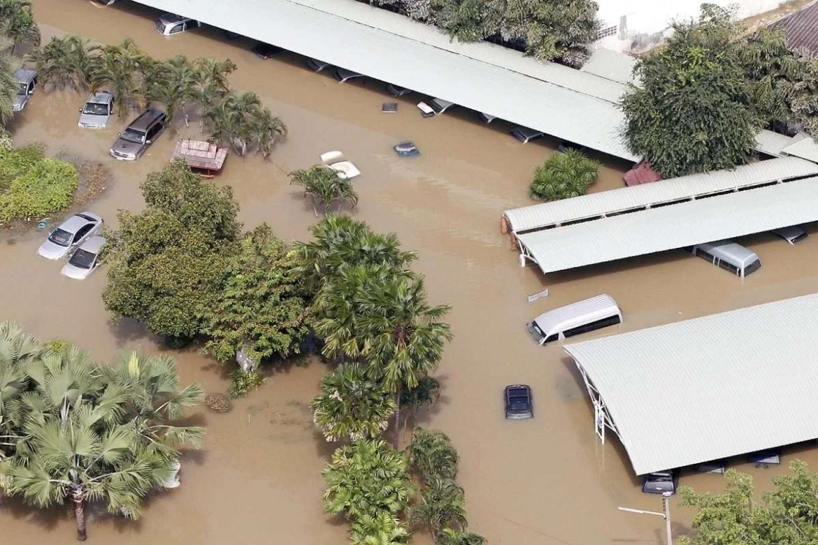 Ảnh lũ lụt tại miền Nam Thái Lan vào tháng 11/2025 (Nguồn: Bangkok Post)