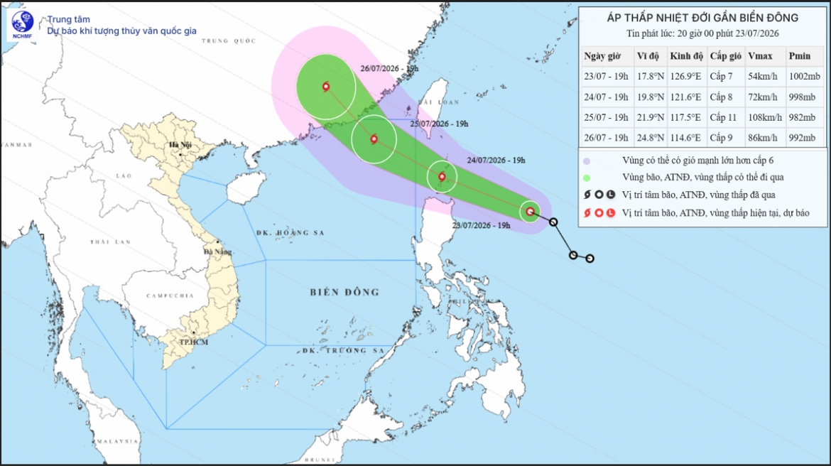 Ảnh: nchmf.gov.vn