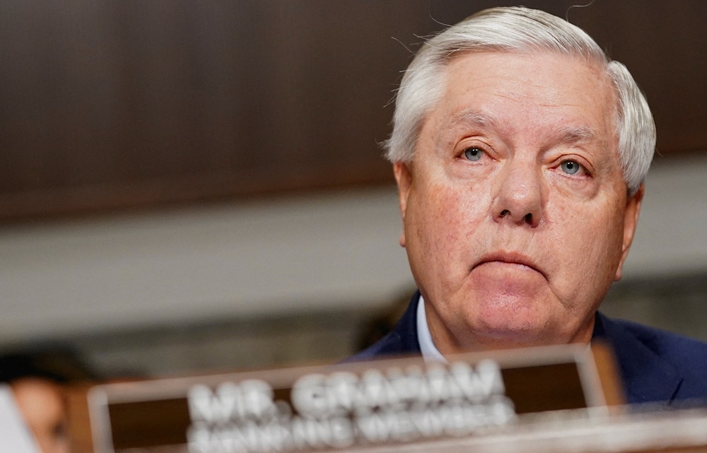 Thượng nghị sĩ Lindsey Graham là một trong những gương mặt có ảnh hưởng của Đảng Cộng hòa tại Thượng viện Mỹ. Ảnh: Reuters