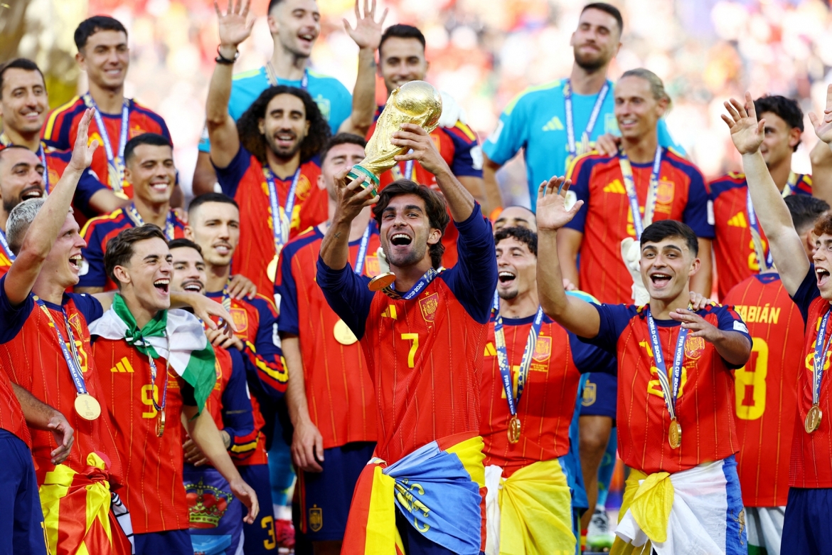 Tây Ban Nha nhận được 51 triệu USD tiền thưởng cho chức vô địch World Cup 2026. (Ảnh: Reuters)